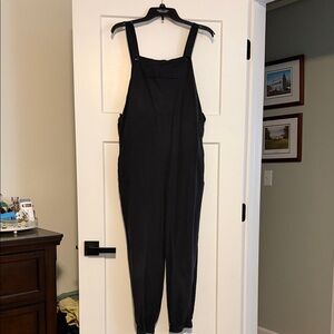 Black Women's Overalls Jumpsuit